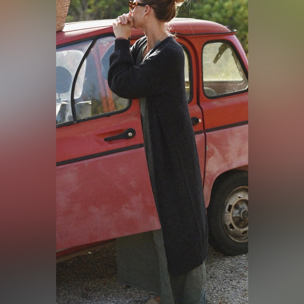 Beachwood the Label THE CASHMERE MARLOW LONG CARDIGAN - Picture 3 of 10